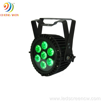 7pcs 15w Flat LED Par Stage Light IP65